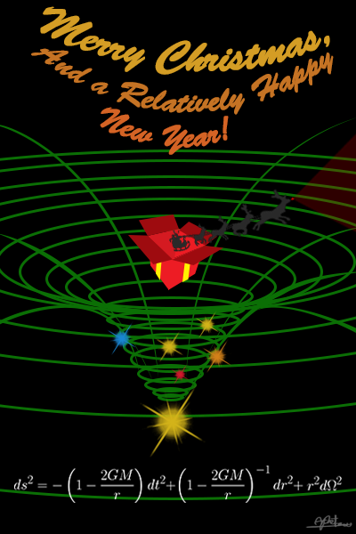 General Relativity Christmas card