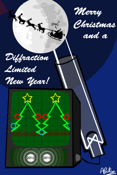 Diffraction Limit Christmas card