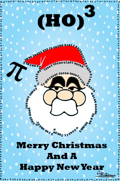 Pi Christmas card